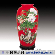 北京东恒盛世商贸有限公司 -中国红瓷—将军瓶